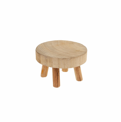 Wood Round Pedestals