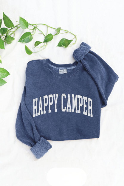 Happy Camper Mineral Graphic Sweatshirt