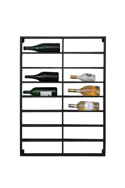 Metal Wall Wine Rack