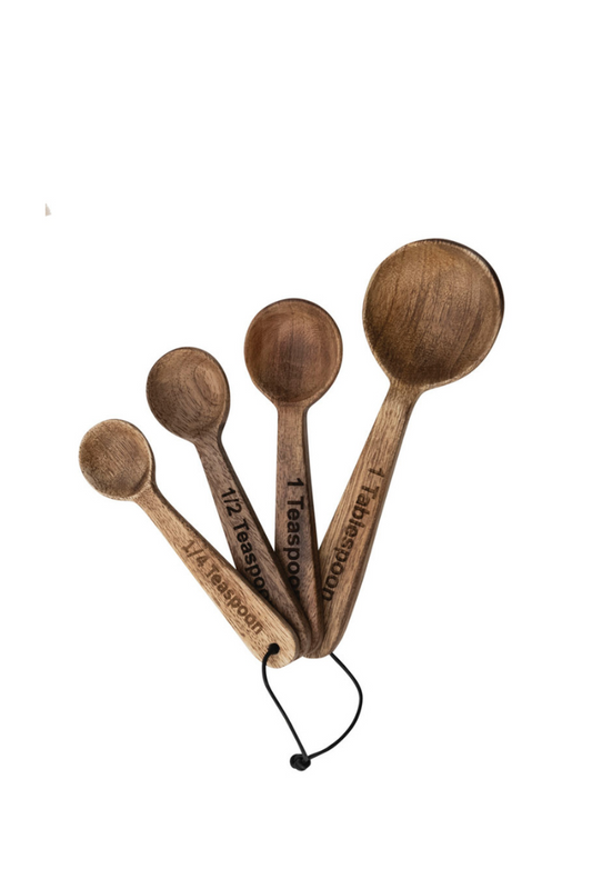 Wooden Measuring Spoons - Set of 4