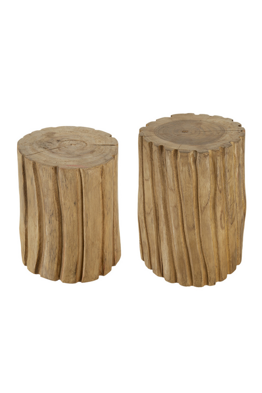 Decorative Teak Stump Risers