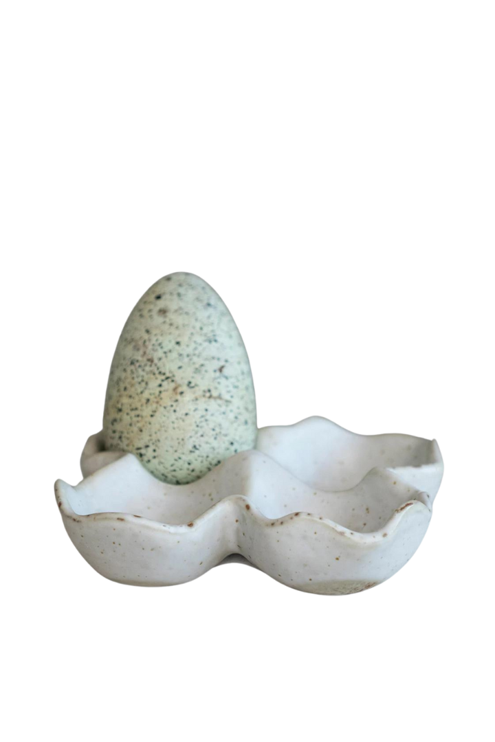 Stoneware Egg Holder