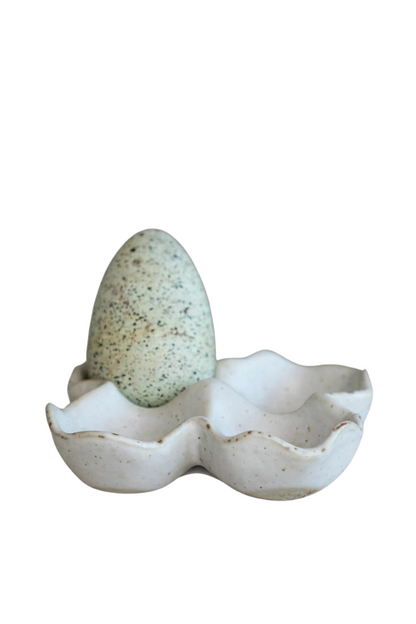 Stoneware Egg Holder