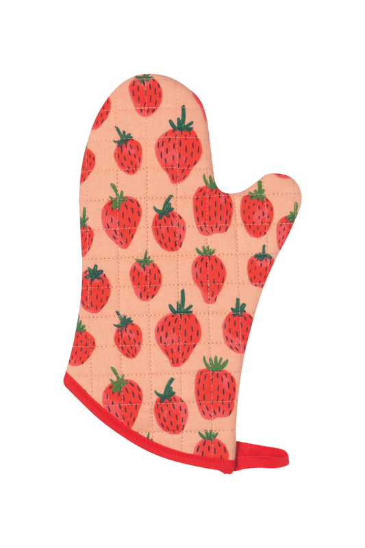 Berry Sweet Quilted Oven Mitt