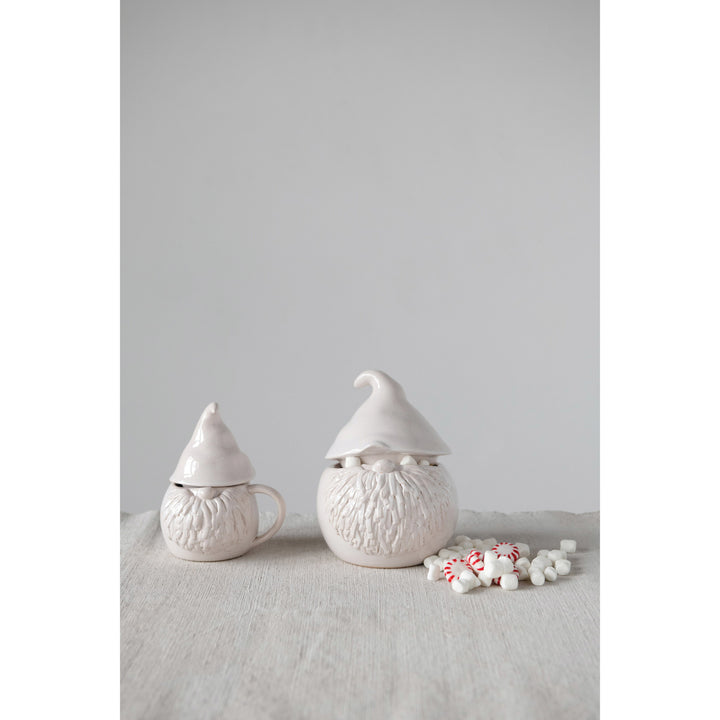 Porcelain Gnome Cookie Jar