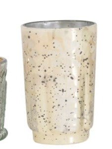 Metallic Mercury Glass Votive Holders