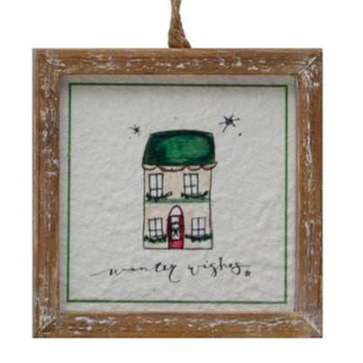 Wood Framed Holiday Signs
