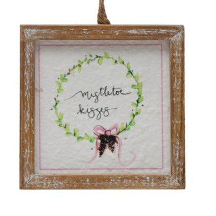 Wood Framed Holiday Signs