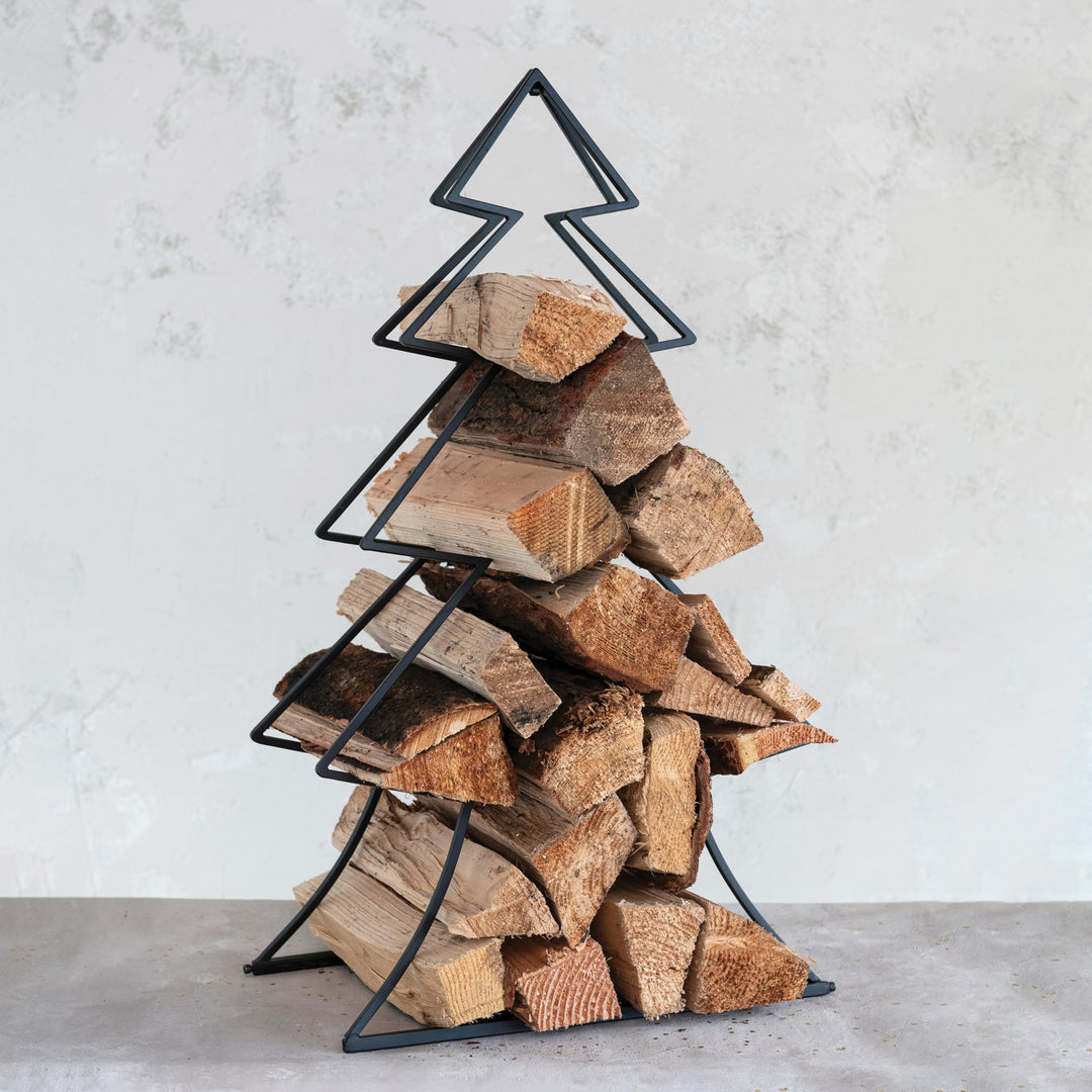 Cast Iron Fire Wood Holder