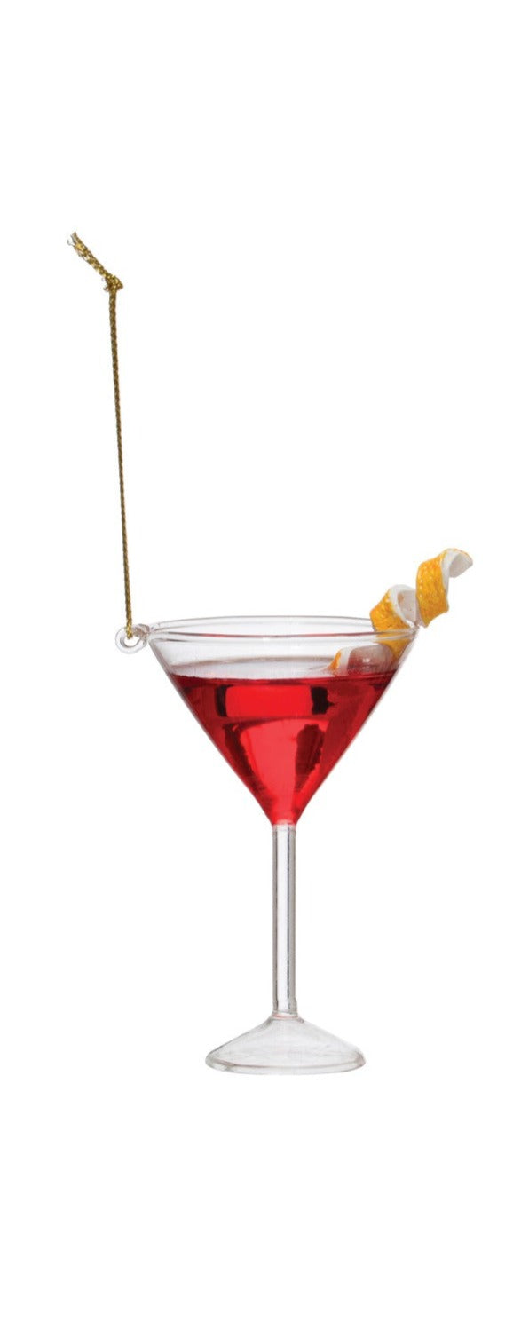 Glam Cocktail Ornaments
