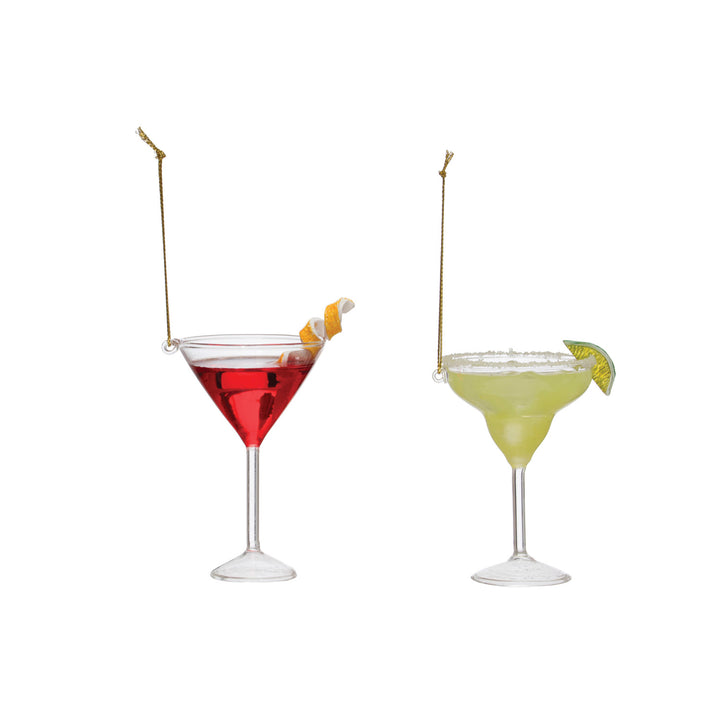 Glam Cocktail Ornaments
