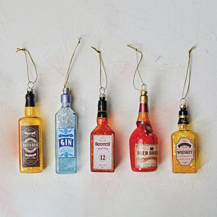Liquor Bottle Ornaments