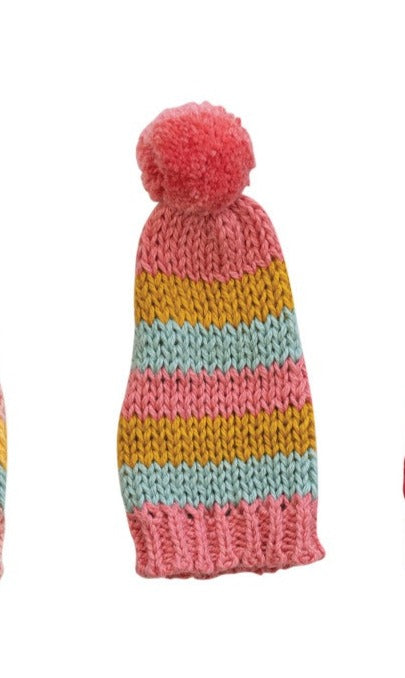 Bright Knit Hat Bottle Topper