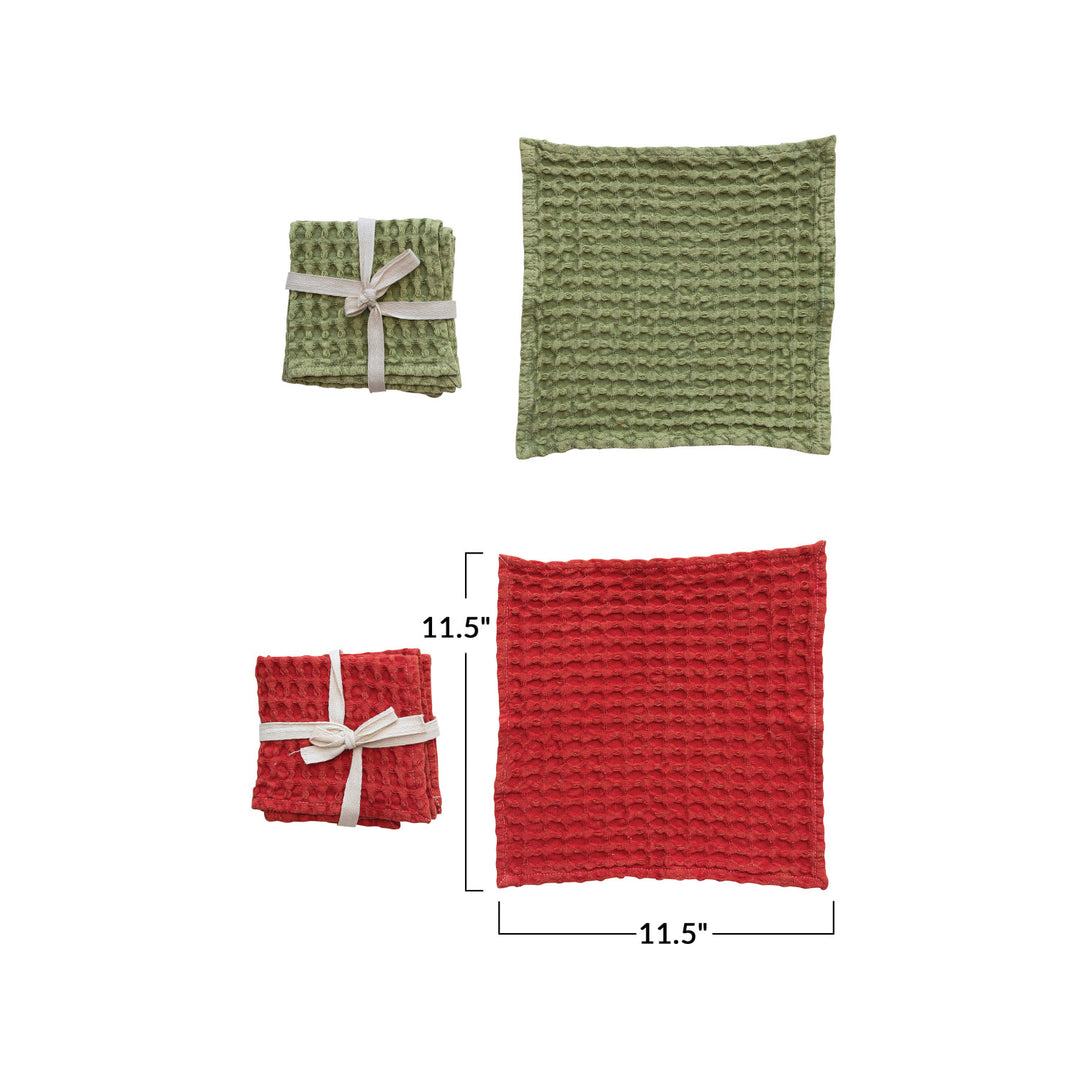 Waffle Weave Dishcloths - Set of 3