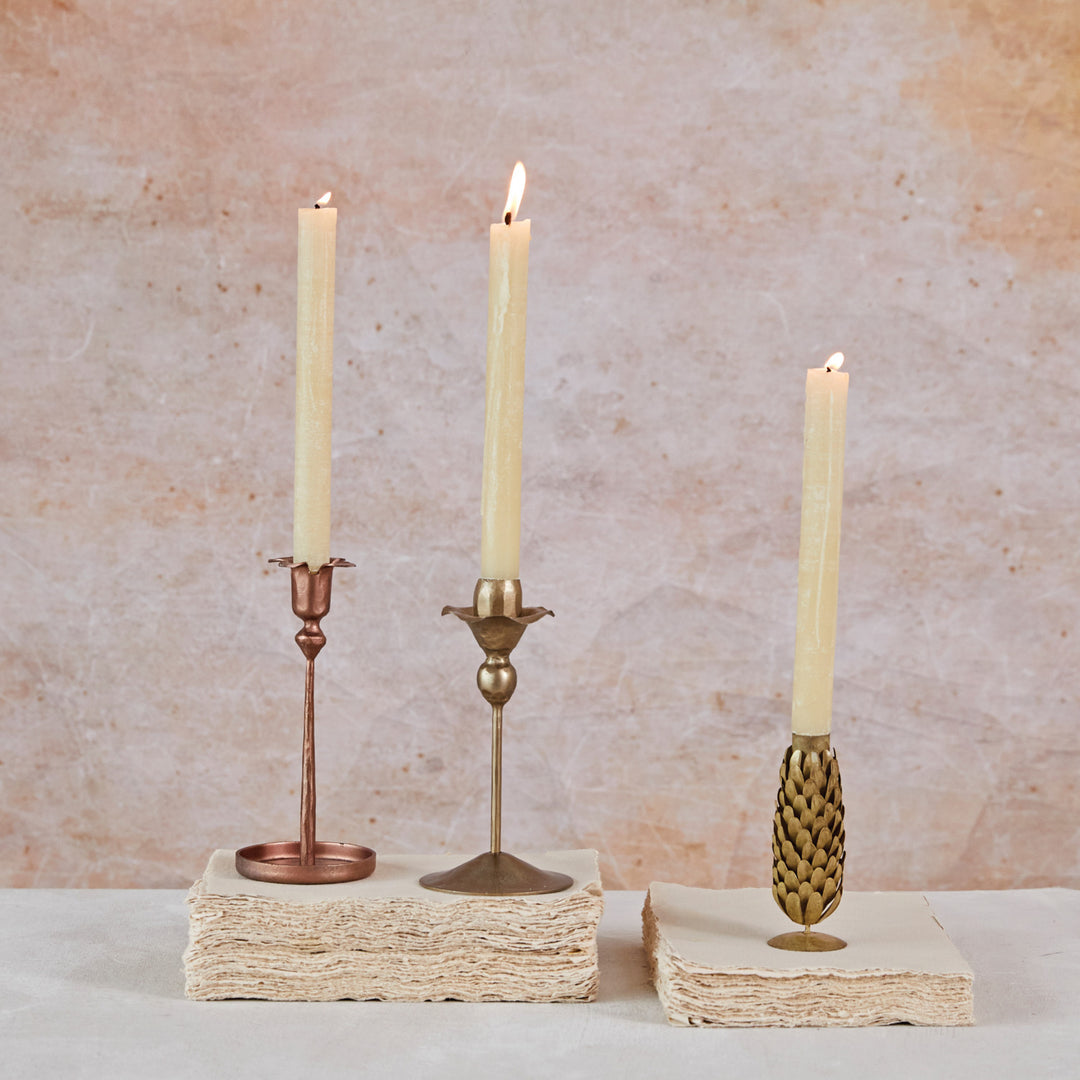 Pinecone Candle Holder