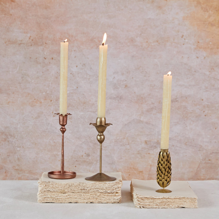 Pinecone Candle Holder
