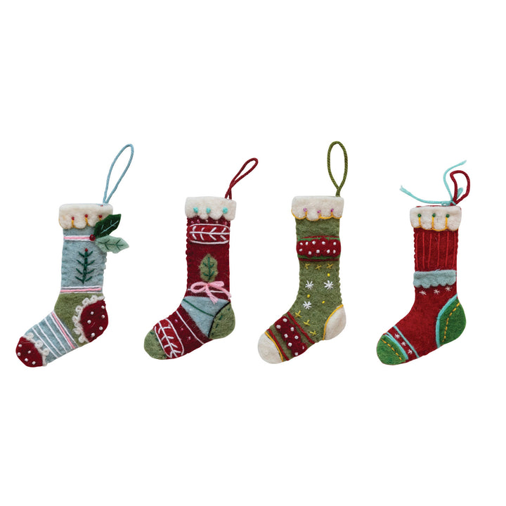 Felt Stocking Ornament
