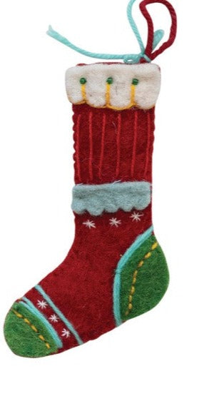 Felt Stocking Ornament