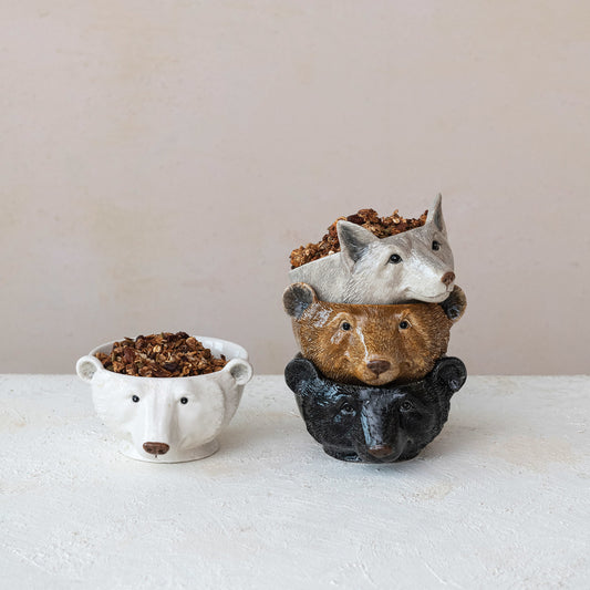 Mountain Lodge Animal Bowls