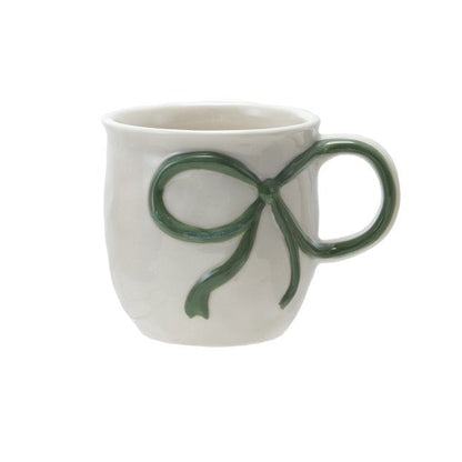 Bow Embelished Mugs