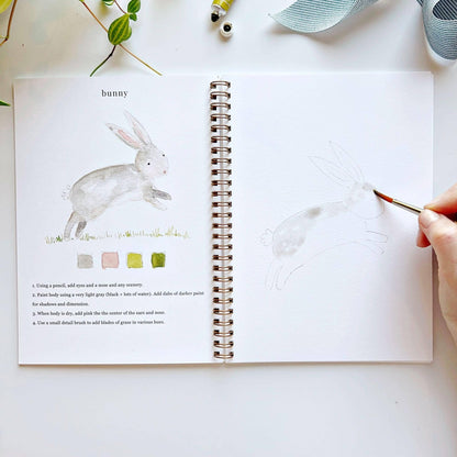 Animals - Watercolour Workbook