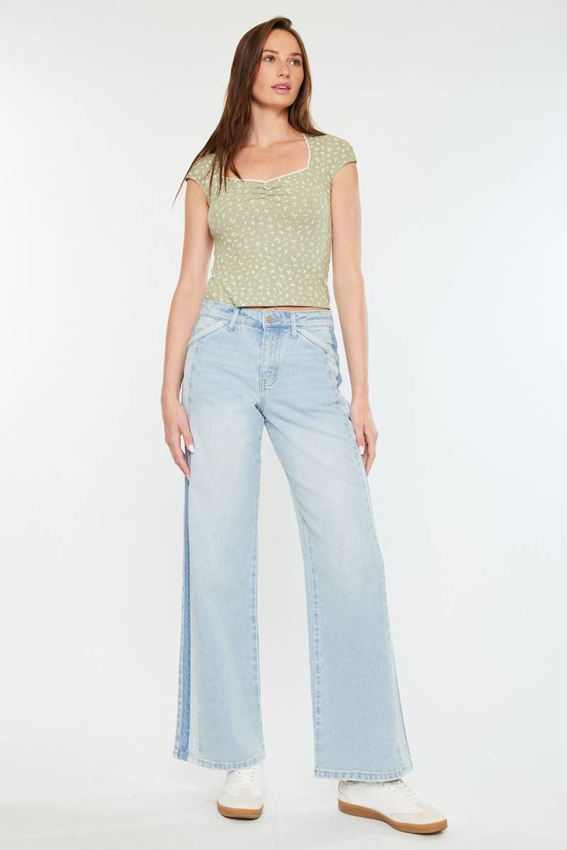 Melinda High Rise Wide Leg Jeans