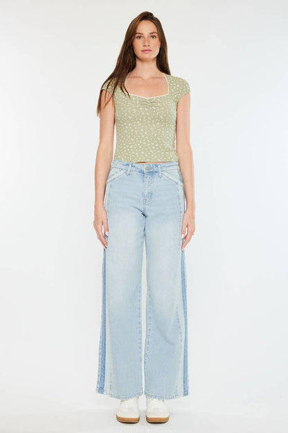 Melinda High Rise Wide Leg Jeans