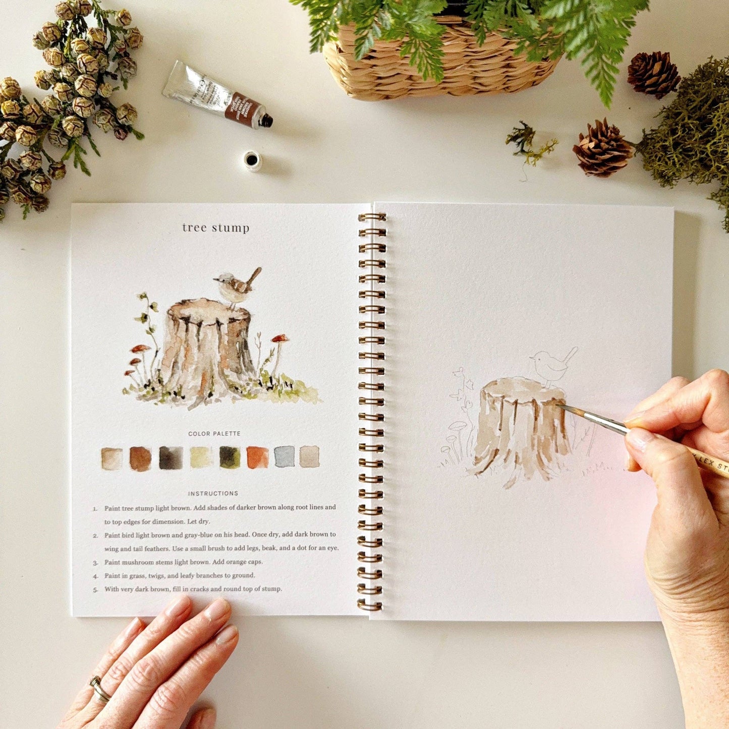 Woodland - Watercolour Workbook