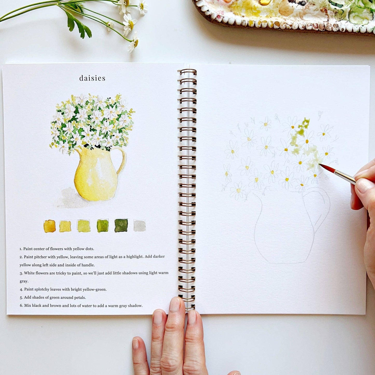 Flowers - Watercolour Workbook