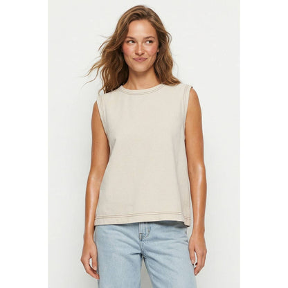 Jenny Round Neck Sleeveless Top