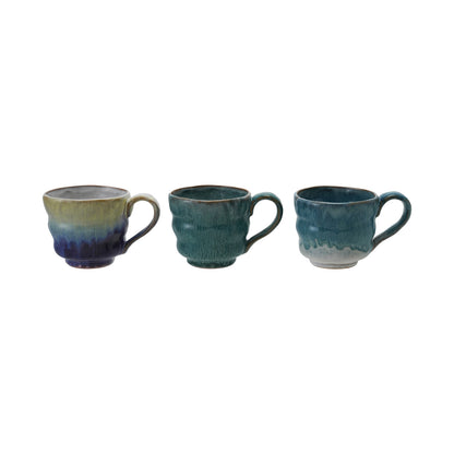 Nori Reactive Glaze Stoneware Mugs