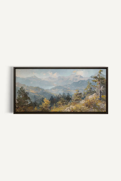 Austrian Alpenglow Canvas Wall Art