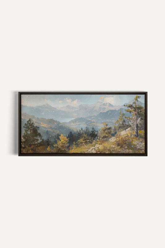 Austrian Alpenglow Canvas Wall Art