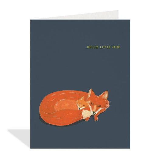 Little Fox - Baby Card