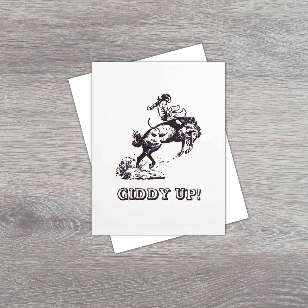 Giddy Up Card