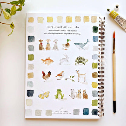 Animals - Watercolour Workbook