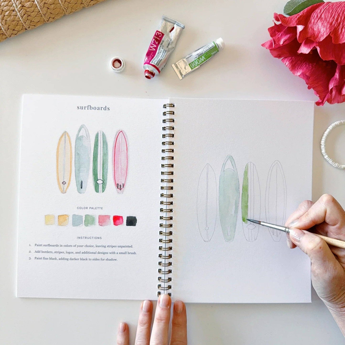 Tropical - Watercolour Workbook