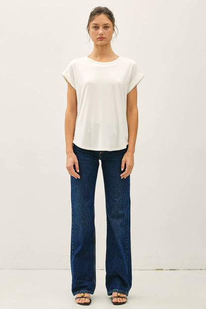 Bailey Dolman Cap Sleeve T-Shirt