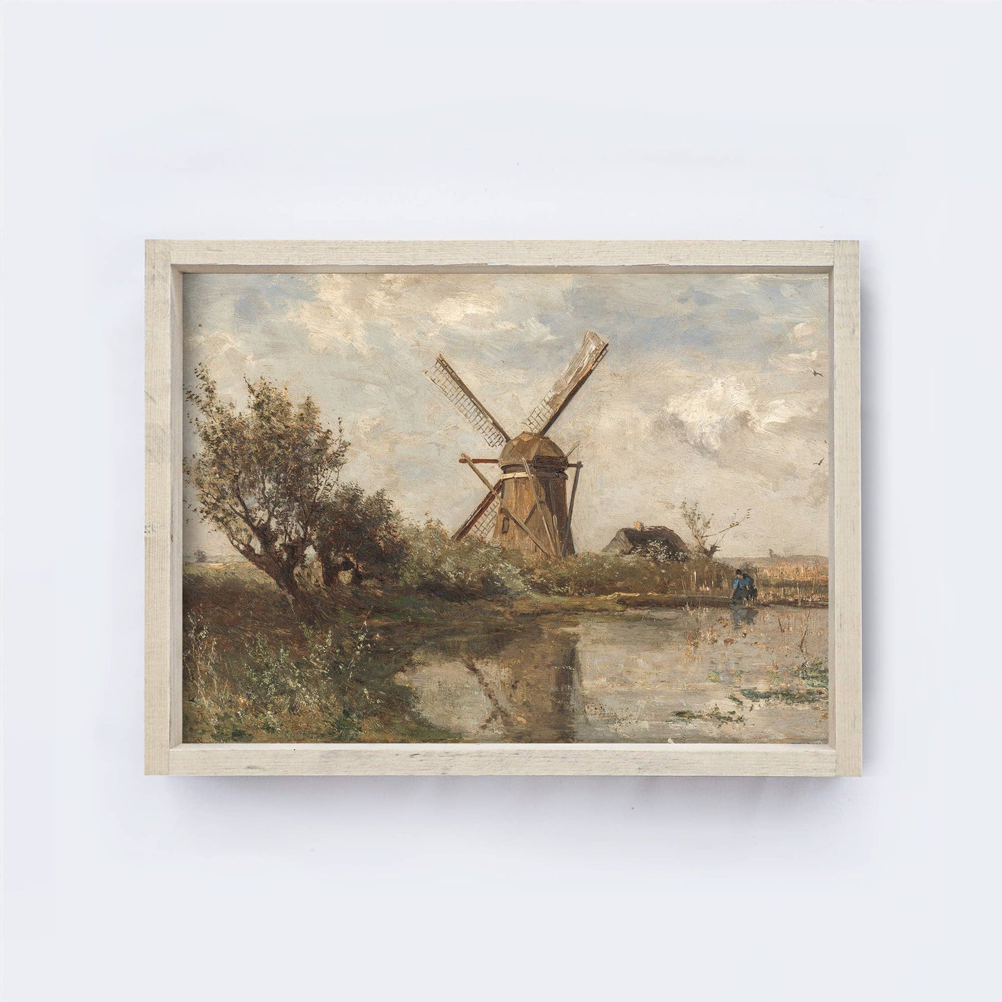 Dutch Windmill Framed Print