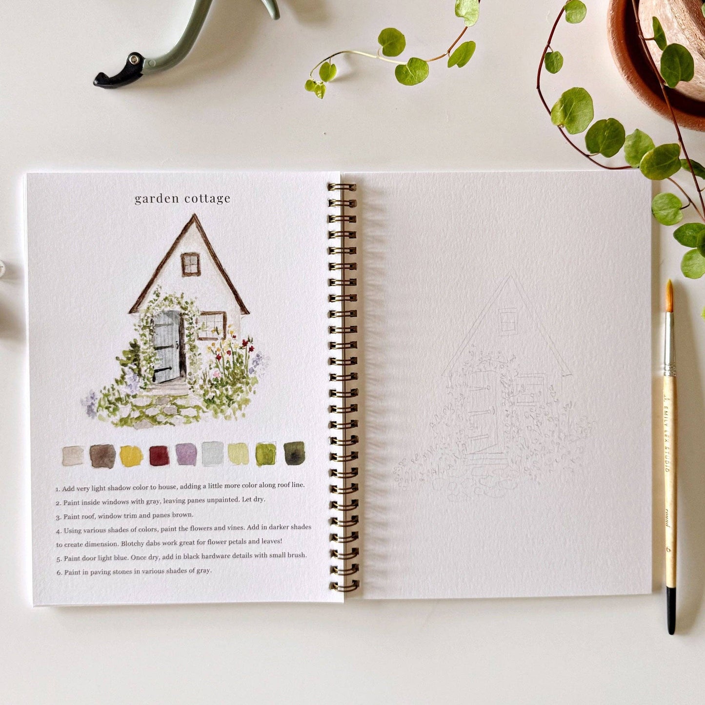 Garden - Watercolour Workbook