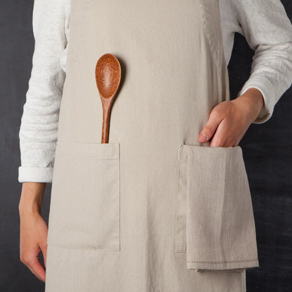 Dove Gray Stonewash Apron