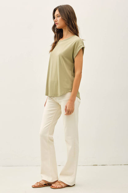 Bailey Dolman Cap Sleeve T-Shirt