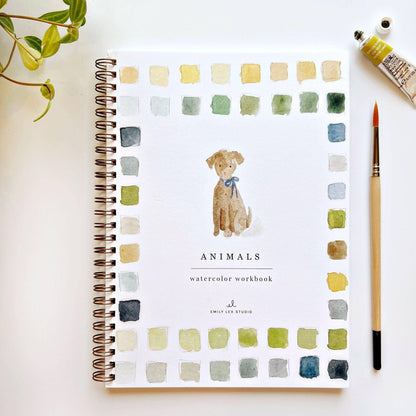 Animals - Watercolour Workbook