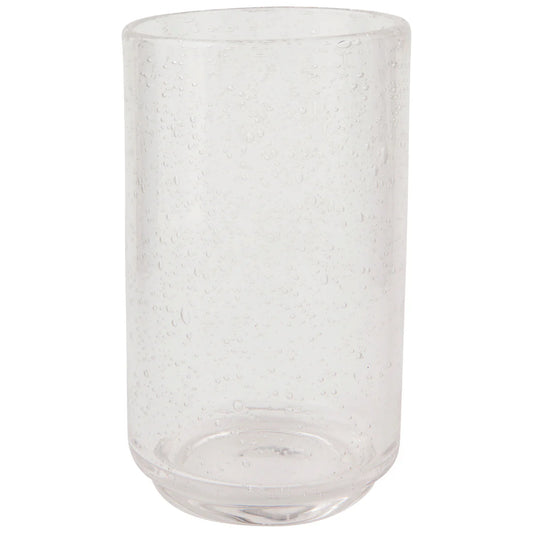 Clear Bubbled Tumbler