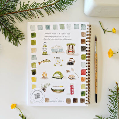 Camping - Watercolour Workbook