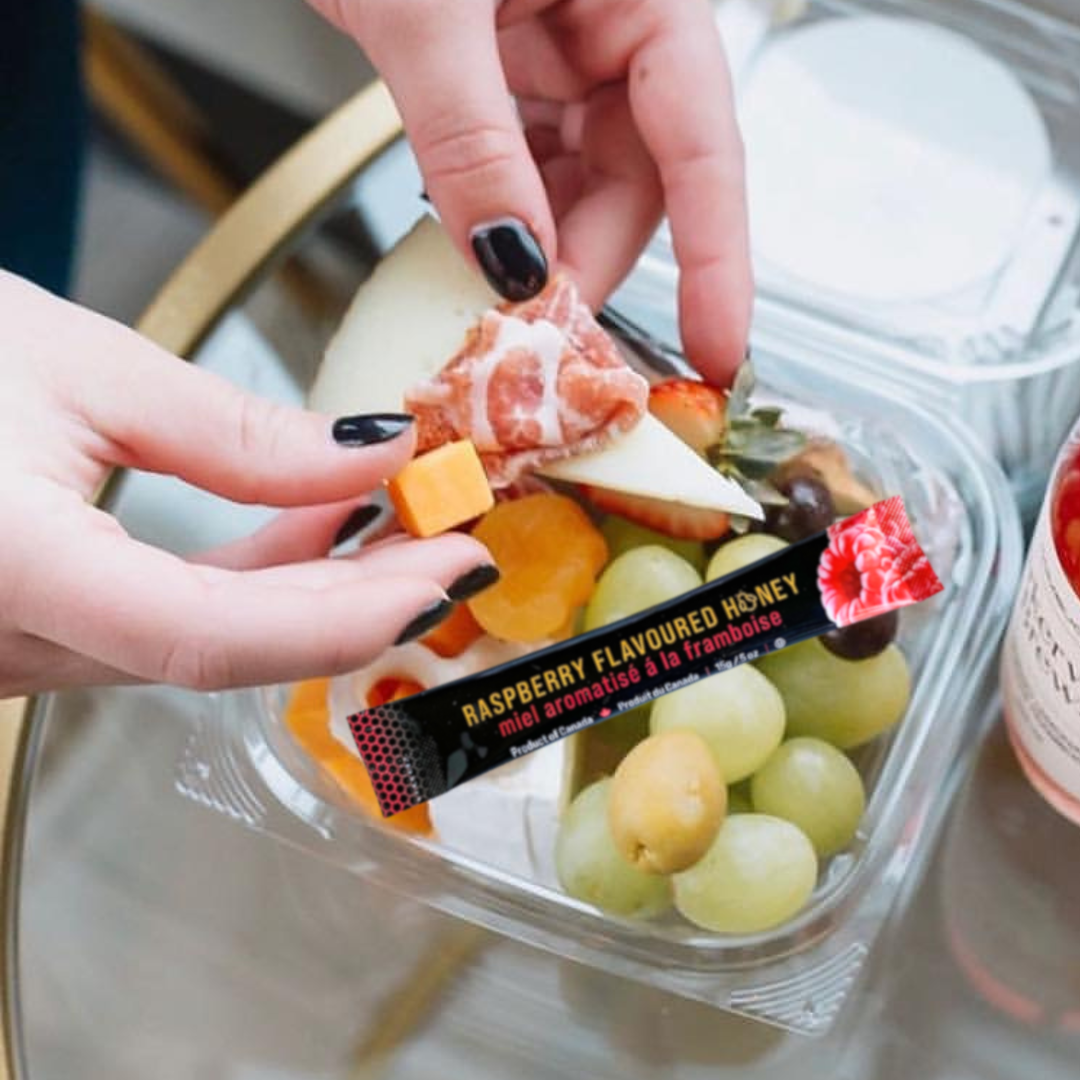 Raspberry Mini Squeeze Honey Pack