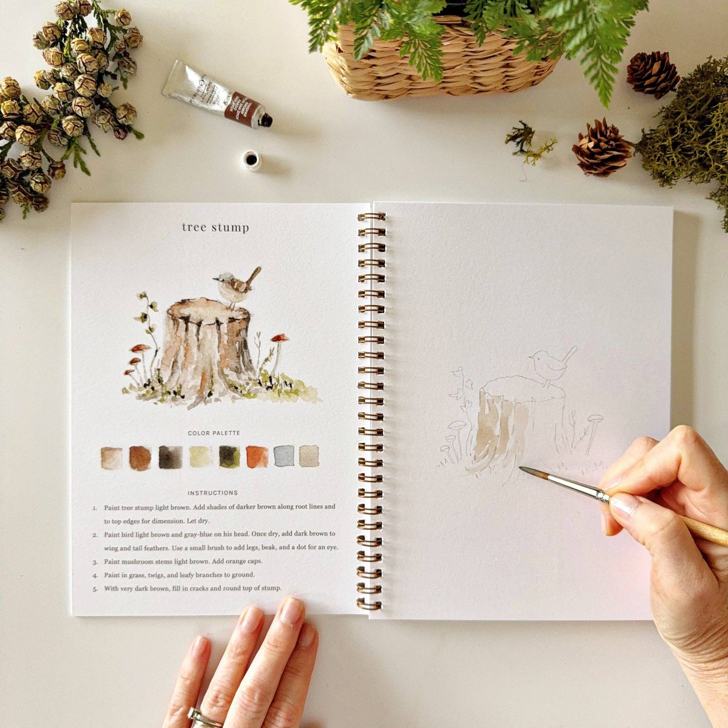 Woodland - Watercolour Workbook