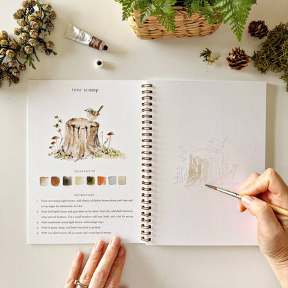 Woodland - Watercolour Workbook