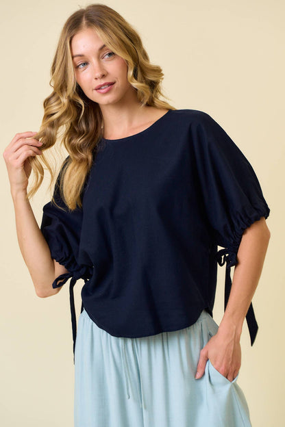 Lisa Sleeve Tie Detail Top