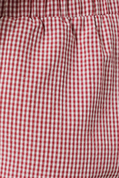 Dolly Ruffle Gingham Shorts